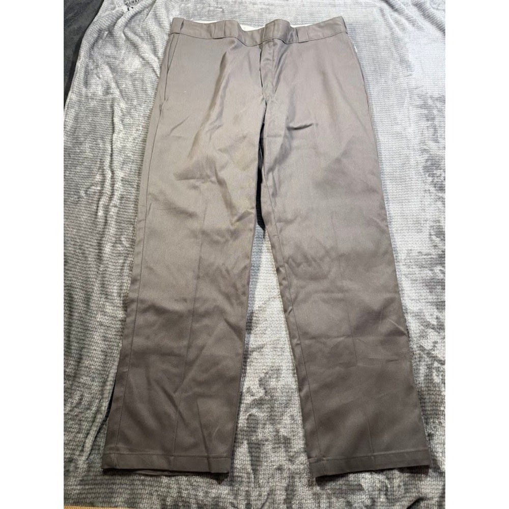 Dickies 874 Original Fit Work Pants Charcoal Gray Mens 42x32 Straight Twill NWOT
